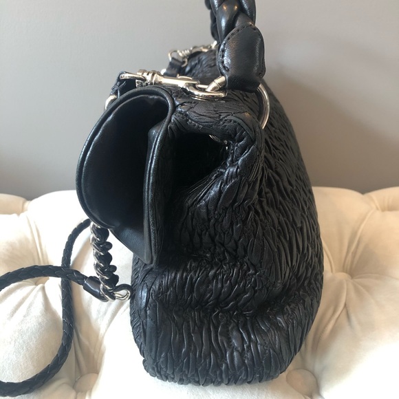 Beautiful Miu Miu by Prada Matelasse Black Supple leather Bag - Picture 6 of 13